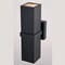 Vaxcel Lavage Aluminum 2 Light Black Contemporary Outdoor Wall Lamp - Up and Down Lighting T0661 - alternate 9